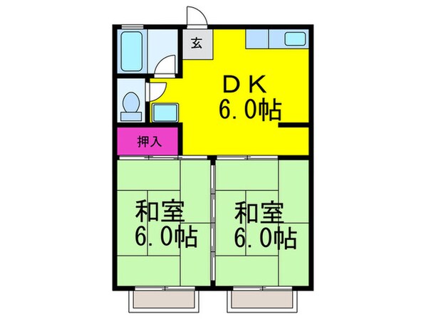 メゾン松井の物件間取画像